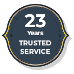 22 Years Trusted Service